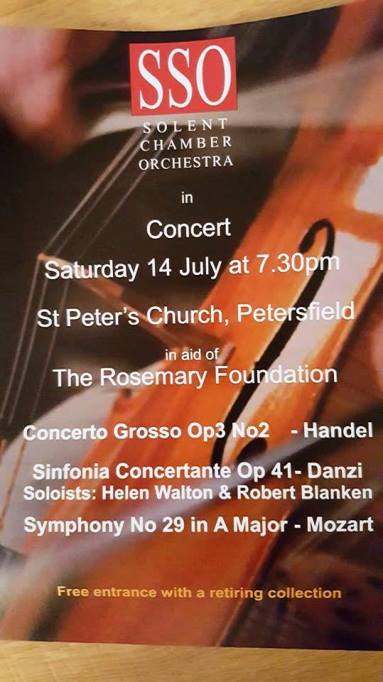 Solent Symphony Orchestra 14 July 2018